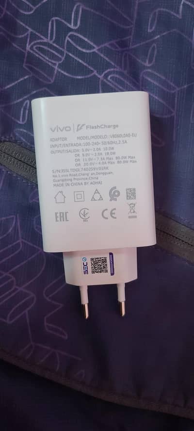 vivo 80w original charger with cable