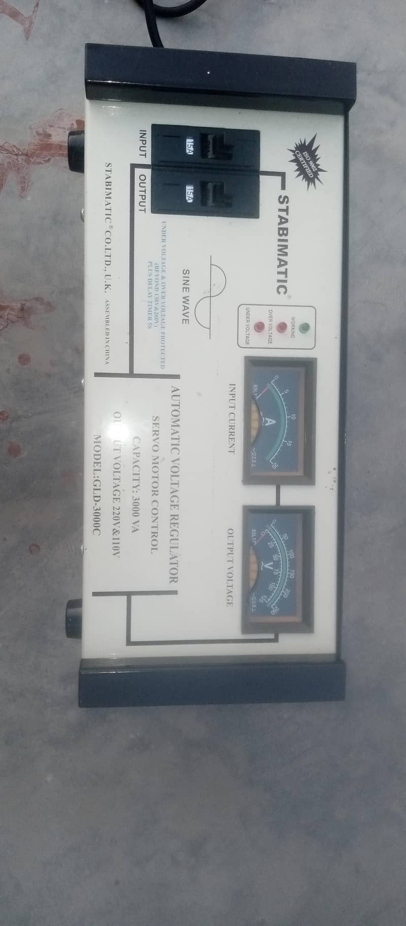 Stablizer / Automatic voltage regulator 3000VA 0