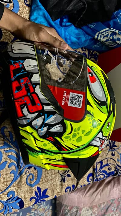 LS2 RAPID II FF353 with black extra spoiler