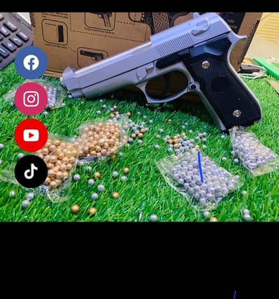 Toy gun pistol  9mm metal