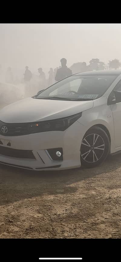 Toyota corolla front body kit fiber used