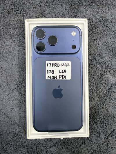 IPHONE 17 PRO MAX 1TB LLA NON PTA 29 CYCLES WITH FULL BOX