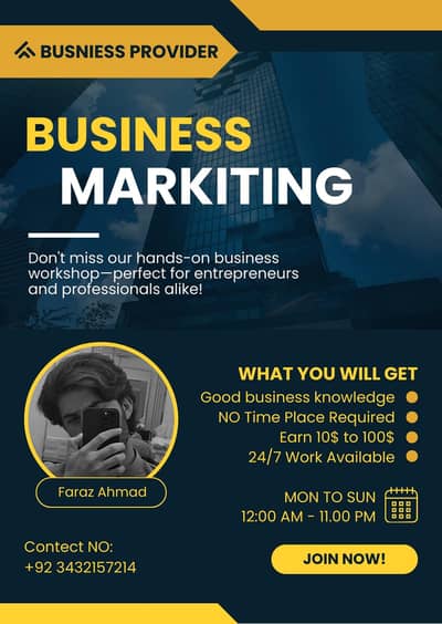 Business Dollors Markiting Work Available For All Members