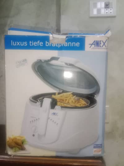 ANEX Luxus Tiefe Bratpfanne – Electric Deep Fryer for Frying French Fr