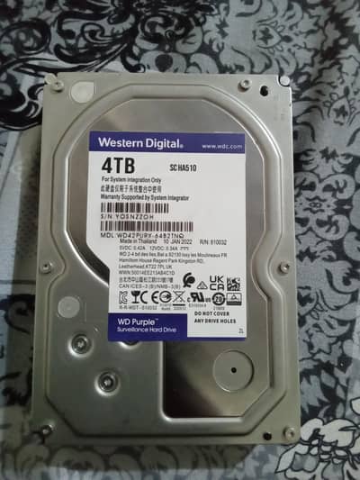 4TB western digital
