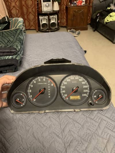 Civic 2002 meter for sale with grips
