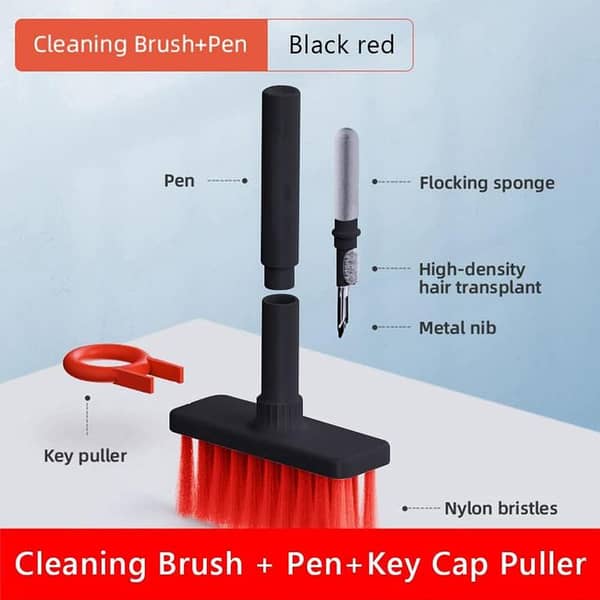 5 in 1 Keyboard Cleaning Brush Kit with Keycap Puller