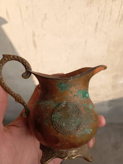 antiquei cattle and bowl Set