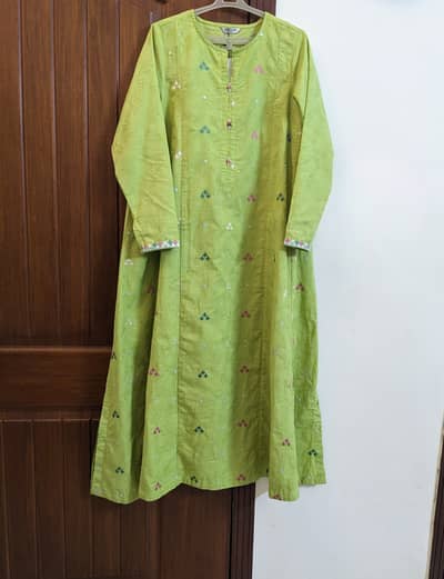 Sapphire embroidered jacquard shirt