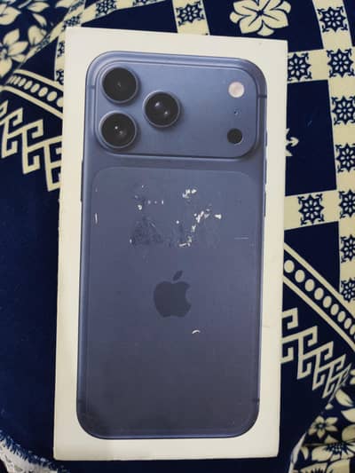 IPHONE 17PROMAX 256GB NON PTA BLUE 10/10 condition