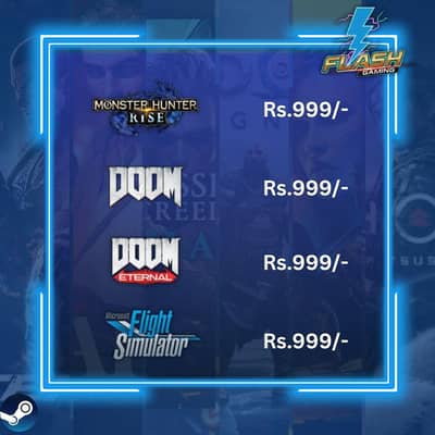 Steam games at highly Competitive price's "Limited Time Offer"