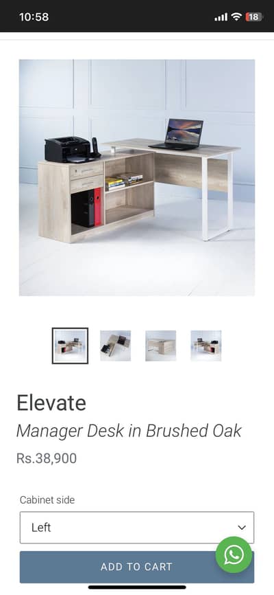 Hex Table with Side Table and Chair