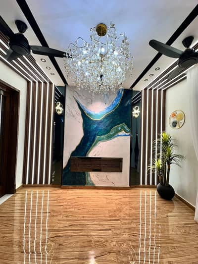 10 marla Brand new lower portion available upper portion lock Bahria town Lahore