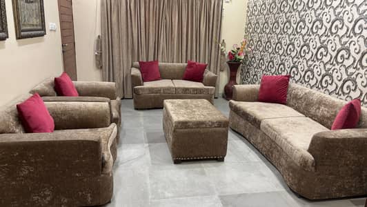 7 Seater Sofa Set with Center Table