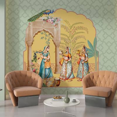 3D Wallpaper | Customised Wallpaper | Canvas Sheet | Wall Mural | Viny