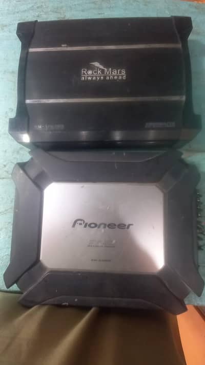 03351912131 ,,,2 pec amplifier 1 rock master 2 pioneer 4 chanel