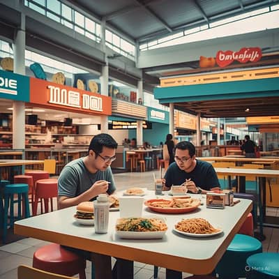 195 Sq Feet Food Court Shop In Dubai Twin Towers Al-Kabir Downtown