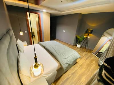 Furnished 03 Bed Apartment Gold Crest DHA Ph4 per day rent