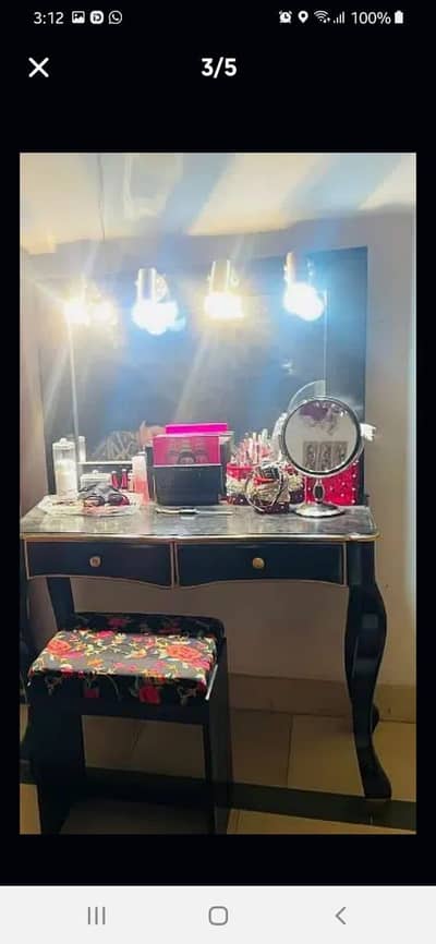 Full Length mirror and dresser