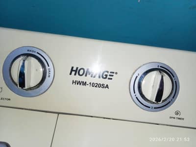 Kenwood homege elite washing machine twin tub model number HWM 1020SA