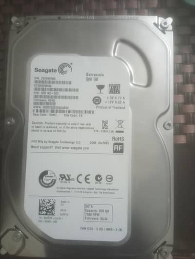 Seagate 500 GB HDD