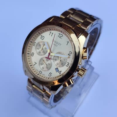 Men's Chronograph Stainless Steel Wrist Watch