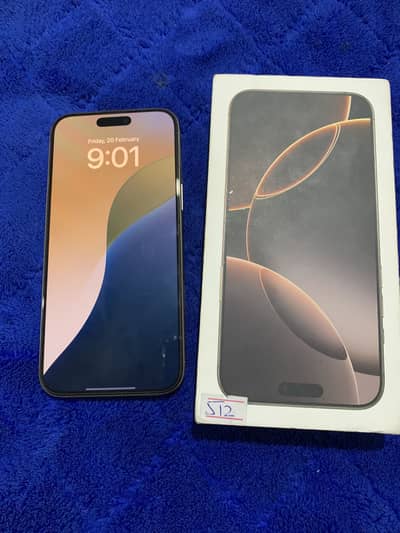 16 pro max 512 PTA approved