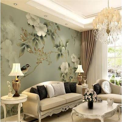 3D Wallpaper | Office Wall | Room Wall | Customised Wallpaper | Canvas