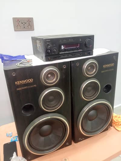 Kenwood Speakers and victor amplifier
