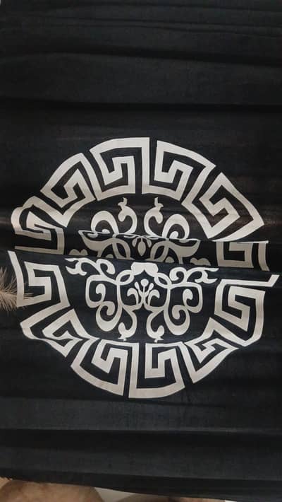 black velvet curtain