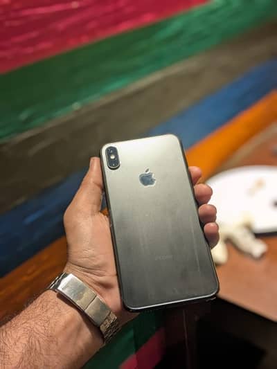 I phone xs max pta approved 256gb face id off true tone on battery 84