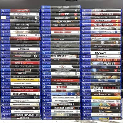PS4 / Playstation 4 used games in 10/10 condition