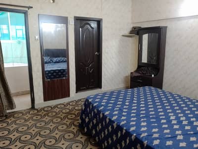 Defence DHA phase 6 Muslim commercial furnish studio flat available for rent