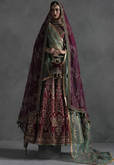 MNR Brand new Lehnga for sale with two duppta Size small