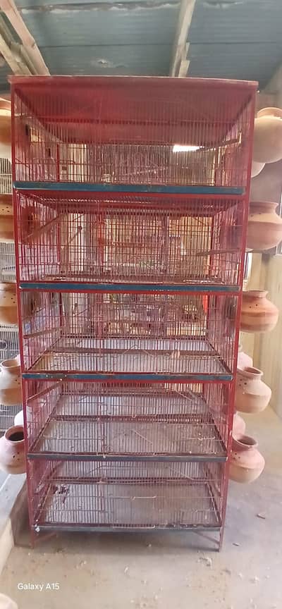 5 Floor Mazboot Kabootar Cage System – 20 Pairs Capacity