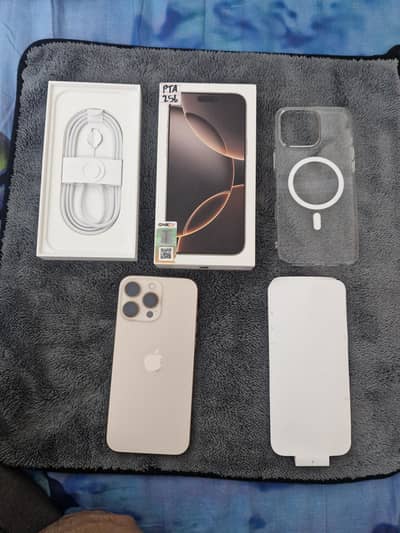 Iphone 16 Pro Max 256 GB - PTA Approved