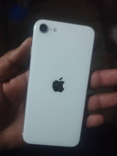 iphone se 3 64gb white color  factory unlock 10by10 exchange posible