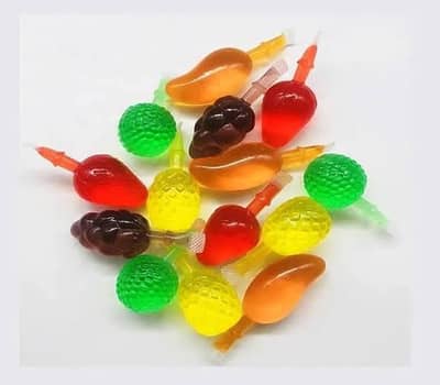 400 fruit shape jelly jar material jelly Sticks also