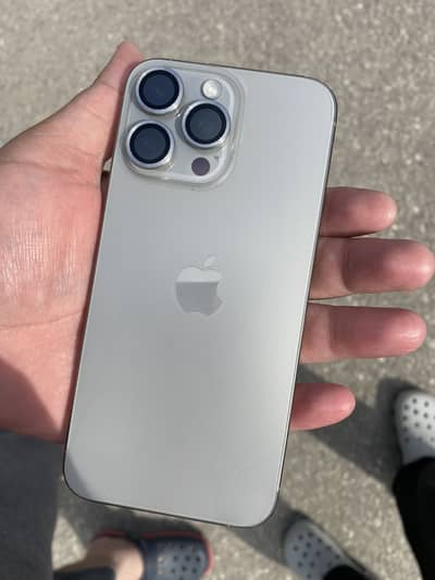 iPhone 15 pro max titanium Pta approved water packed 10/10
