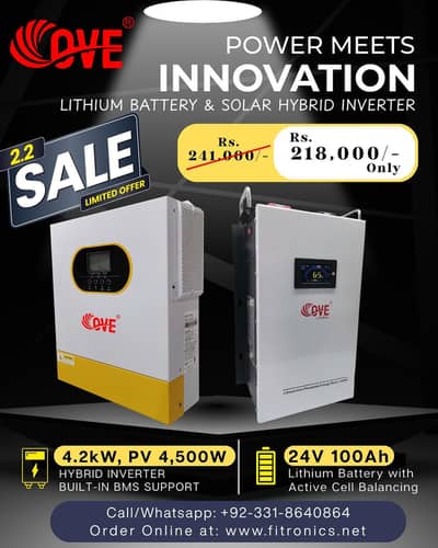 solar inverter with lithium battery combo deals
