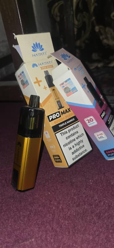 new box pack 1 extra coil 1 coil puff in 6000 blueberry and mango flav