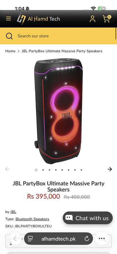 JBL PartyBox Ultimate Massive Party Speakers