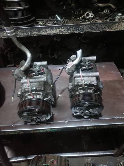 Honda C. F Ac compressor Original Green Sticker Symbol Full Japnai