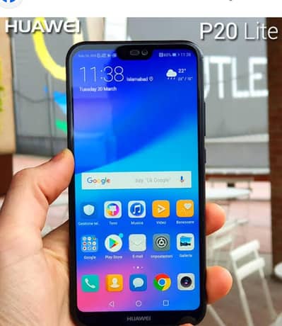 Huawai P20 lite 4gb 128gb dual sim approved