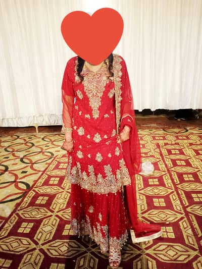 bridal lehenga 10/10 condition