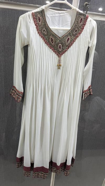 platted frocks White & peach. . . . choose one or both