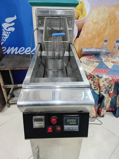 16 Ltr Stainless Steel Fryer High Guage