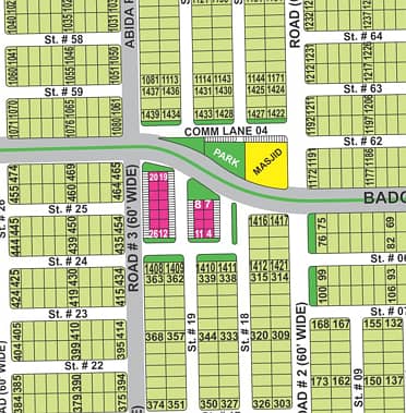 4 Marla Commerical FACING plot for sale Sector KB1 in DHA MULTAN Phase-1