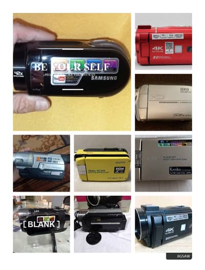 Full HD 1080 Handycam- SD Card mini & Hi8 camcorders available