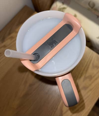 Stanley Cup Style 40oz Pink Tumbler | Insulated Water Bottle